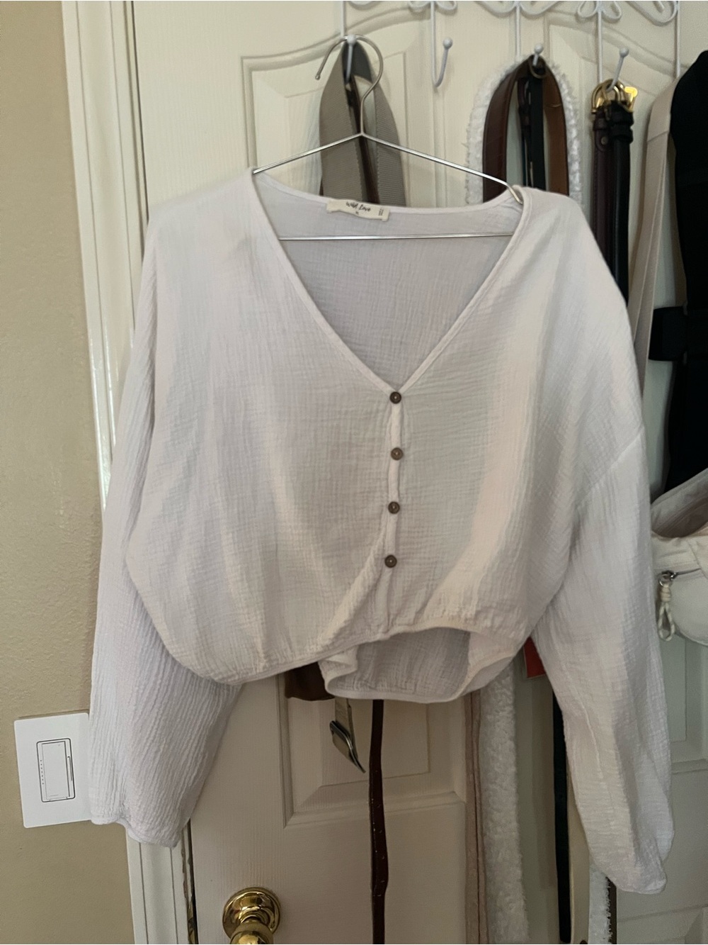 100% cotton muslin blouse